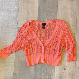 Torrid Pink Lace Knit Sweater